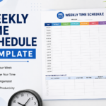 Weekly Time Schedule Template