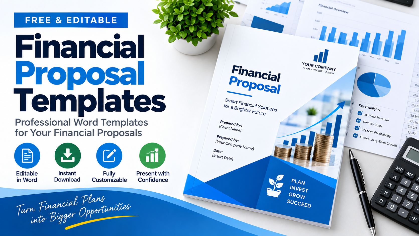 3 Free Financial Proposal Templates (Editable Downloads)
